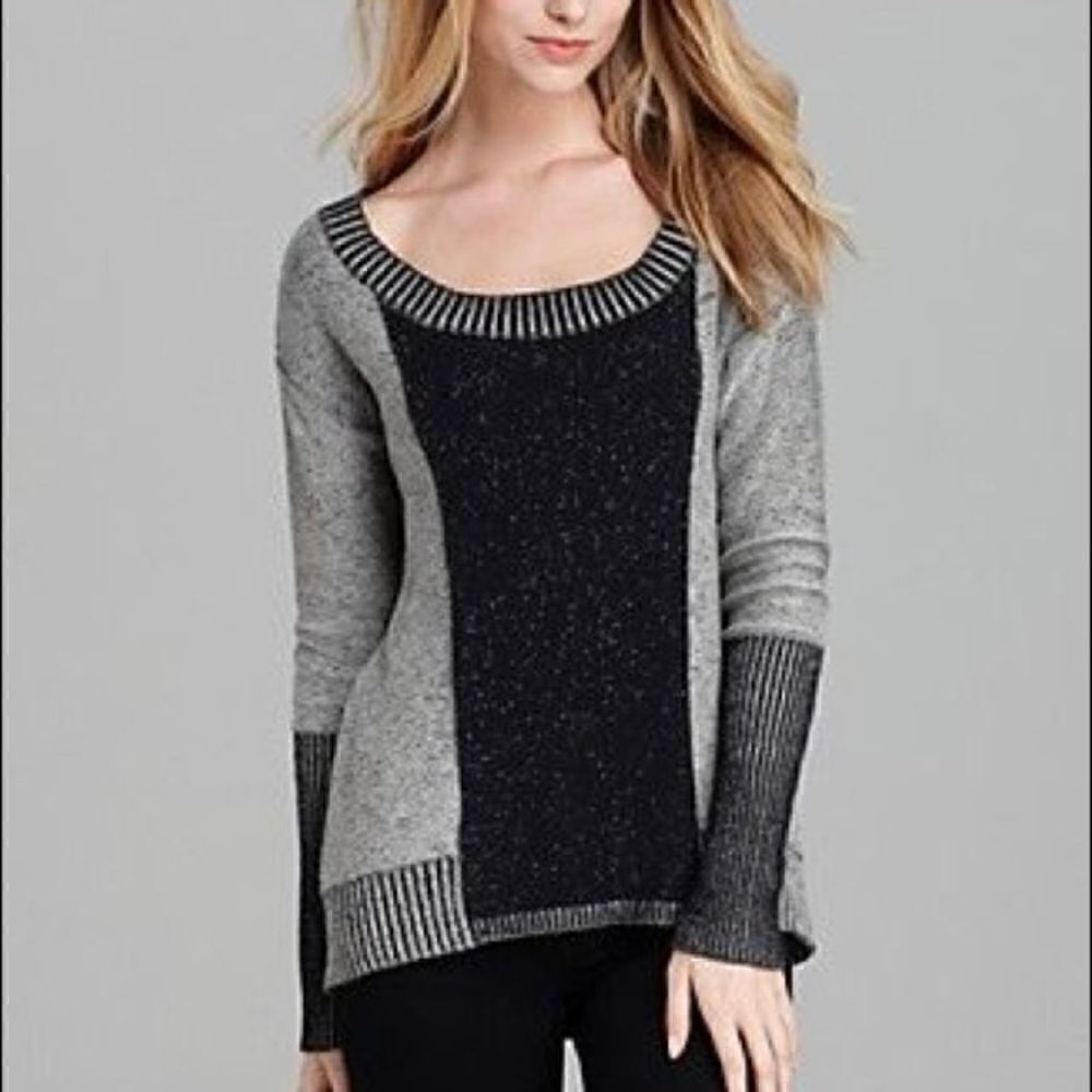 PJK Patterson J. Kincaid XS plaited high low sweater